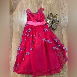 Elena of Avalor shoes and dress 3-6